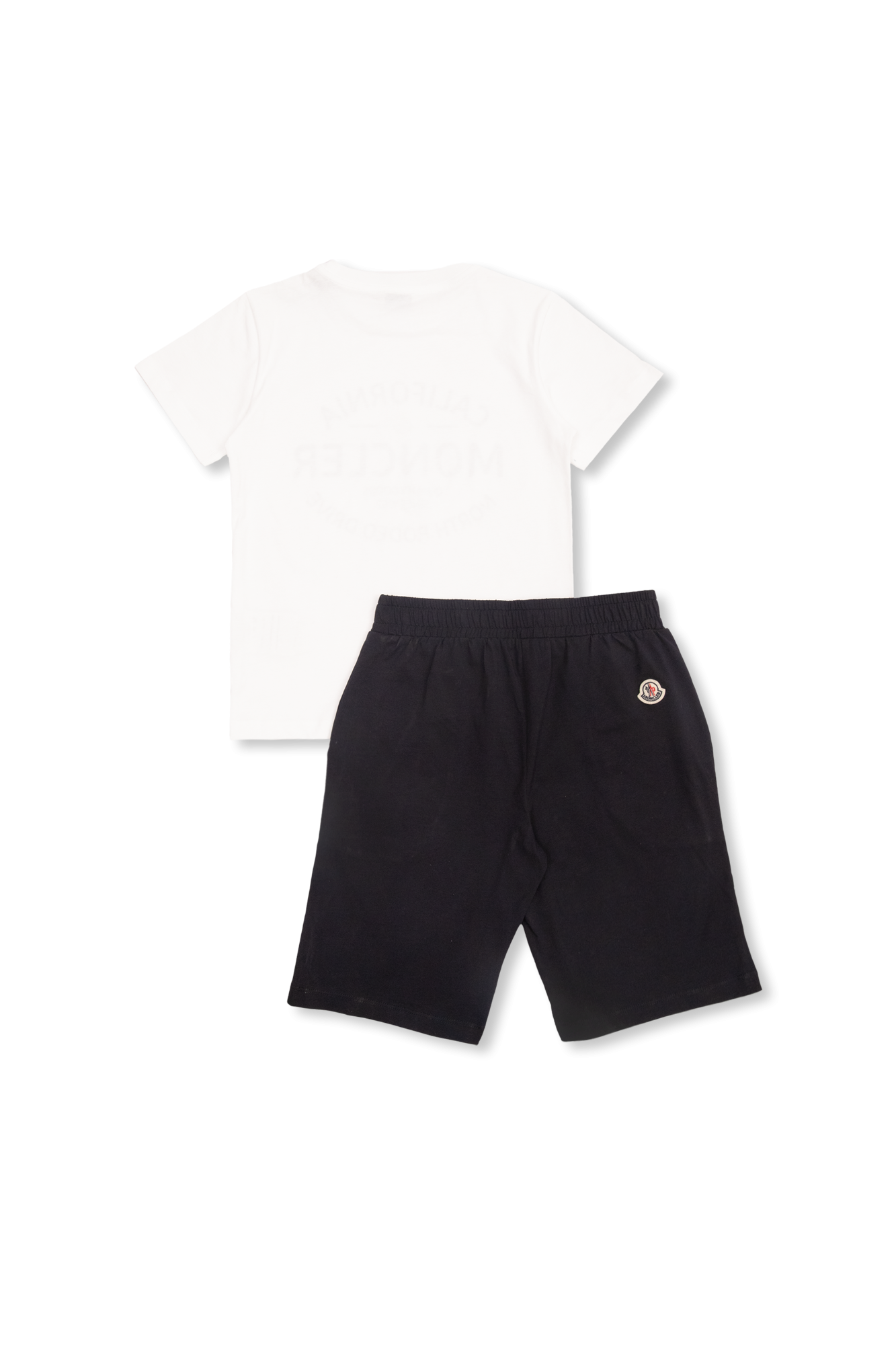 Moncler shorts and t shirt set online